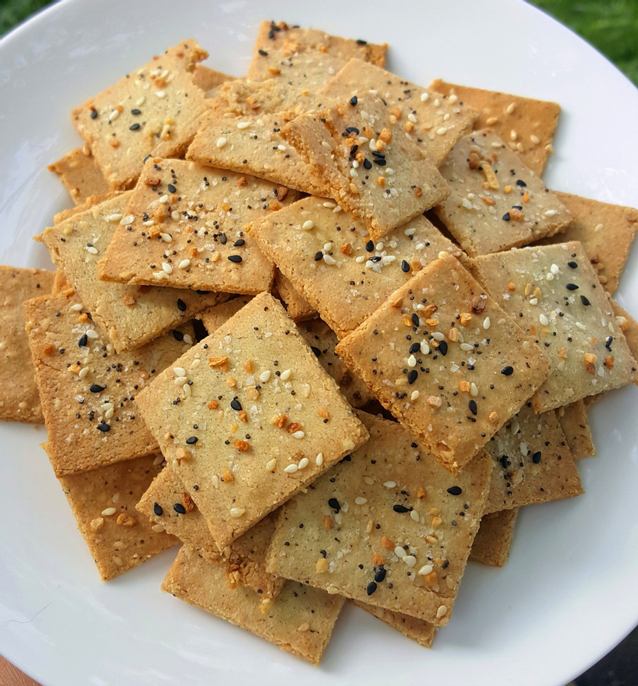 Dairy Free Keto Crackers
 Low Carb Everything Crackers Gluten Free