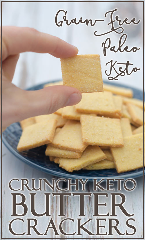 Dairy Free Keto Crackers
 Crispy Keto Butter Crackers Gluten Free Paleo The