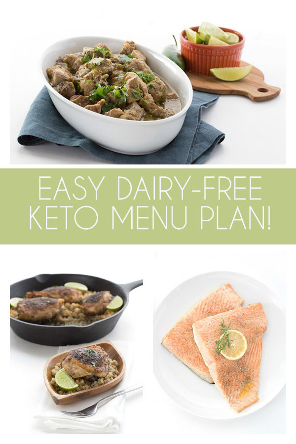 Dairy Free Keto Dinner
 Easy Dairy Free Keto Meal Plan