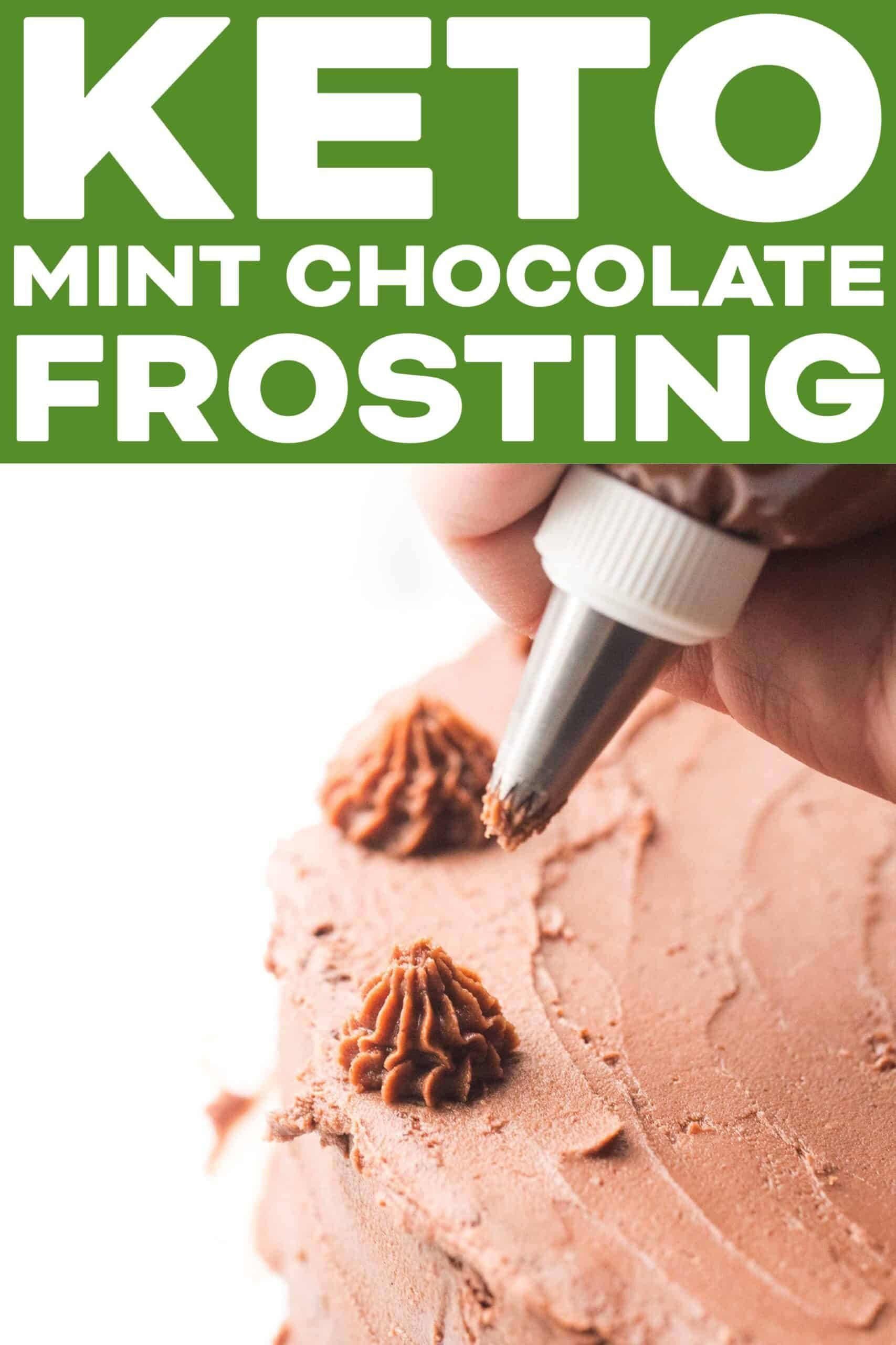 Dairy Free Keto Frosting
 Keto Mint Chocolate Buttercream Frosting Recipe a low