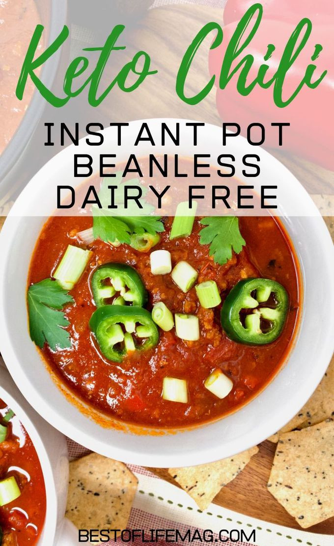 Dairy Free Keto Instant Pot
 Instant Pot Keto Chili – Without Beans Dairy Free It