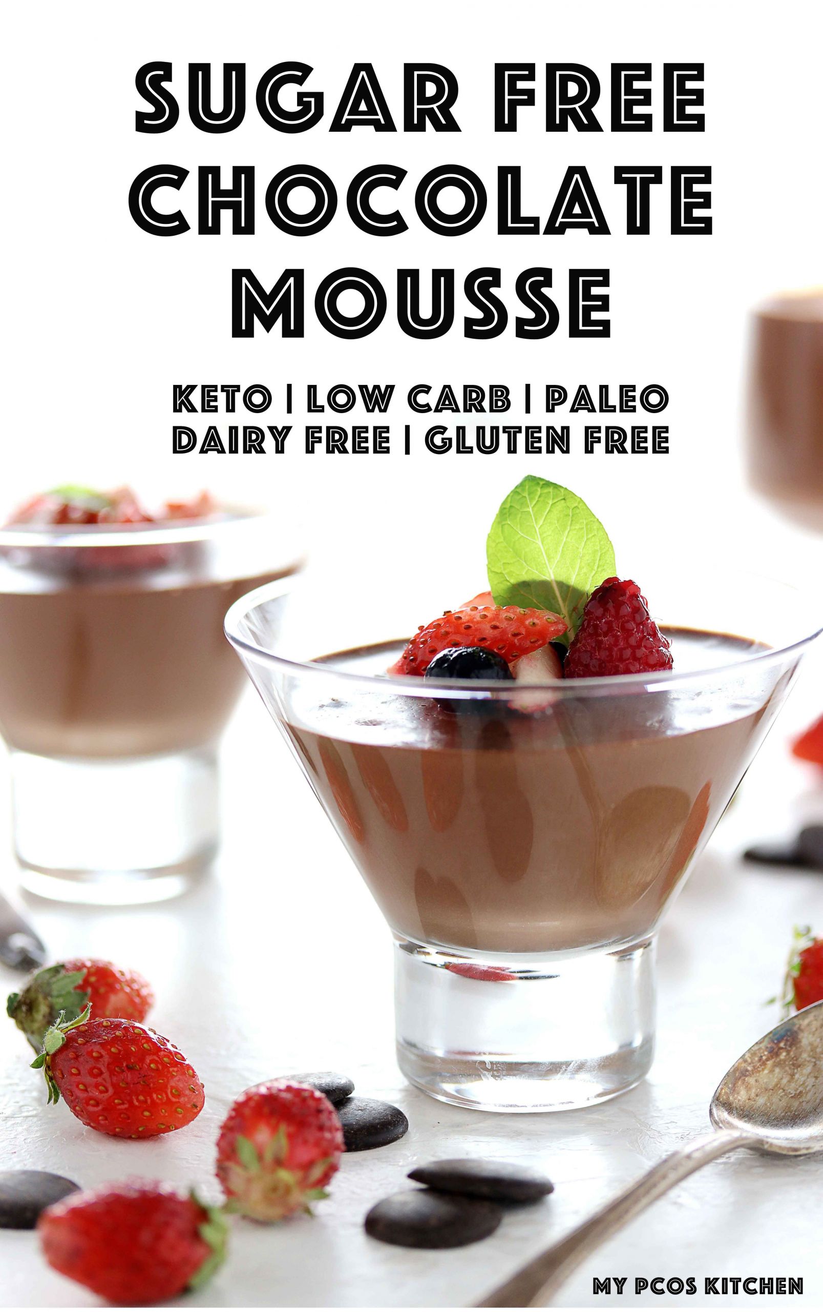 Dairy Free Keto Mousse
 This creamy and decadent keto chocolate mousse is entirely