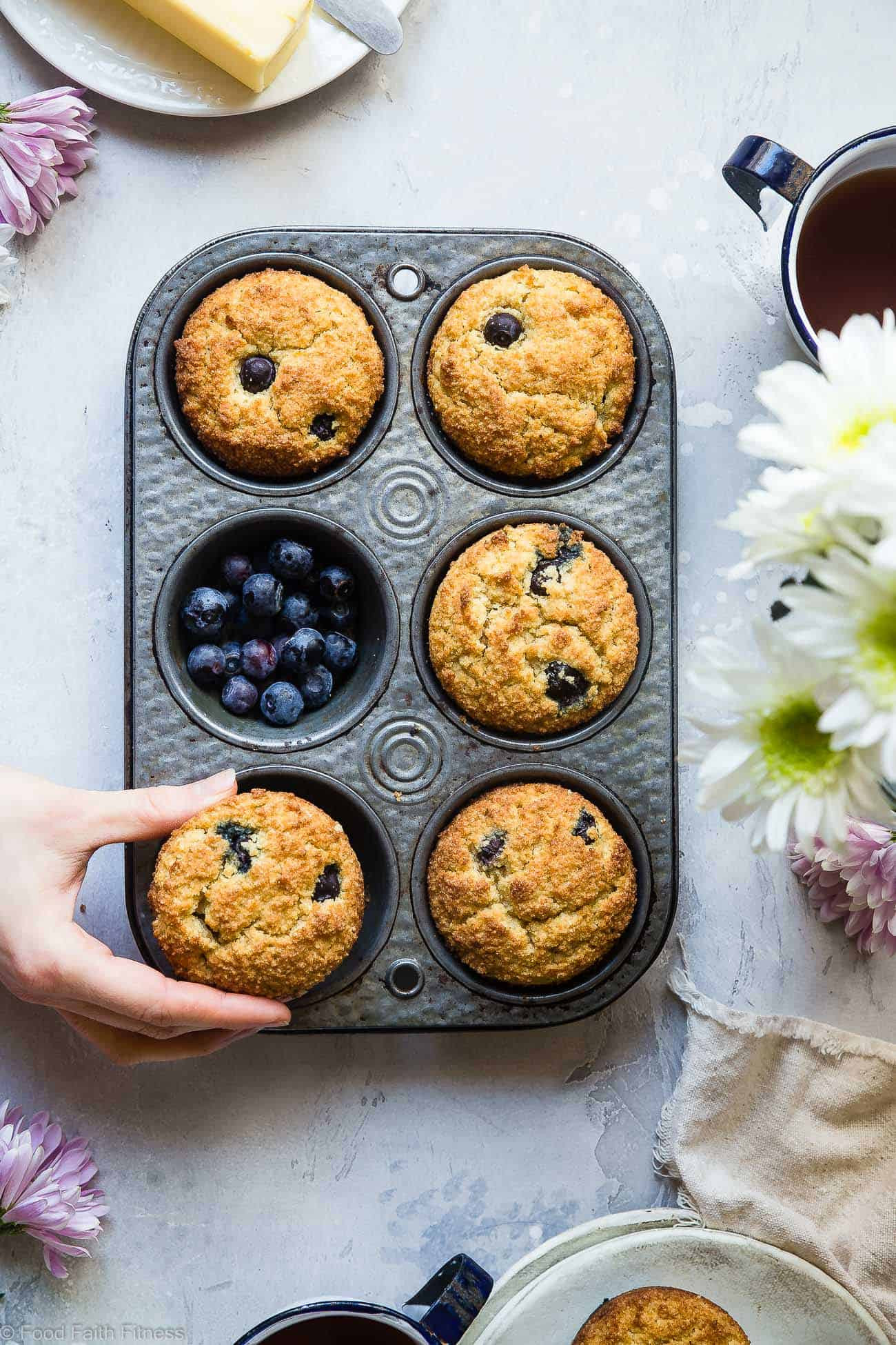 Dairy Free Keto Muffins
 Low Carb Sugar Free Keto Blueberry Muffins with Almond Flour