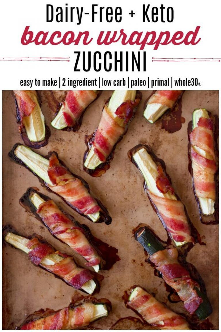 Dairy Free Keto Side Dishes
 Dairy Free Keto Bacon Wrapped Zucchini Recipe
