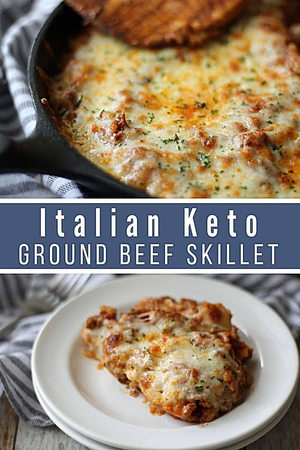 Dinner Recipes With Ground Beef Keto
 Italian Keto Beef Skillet Recipe