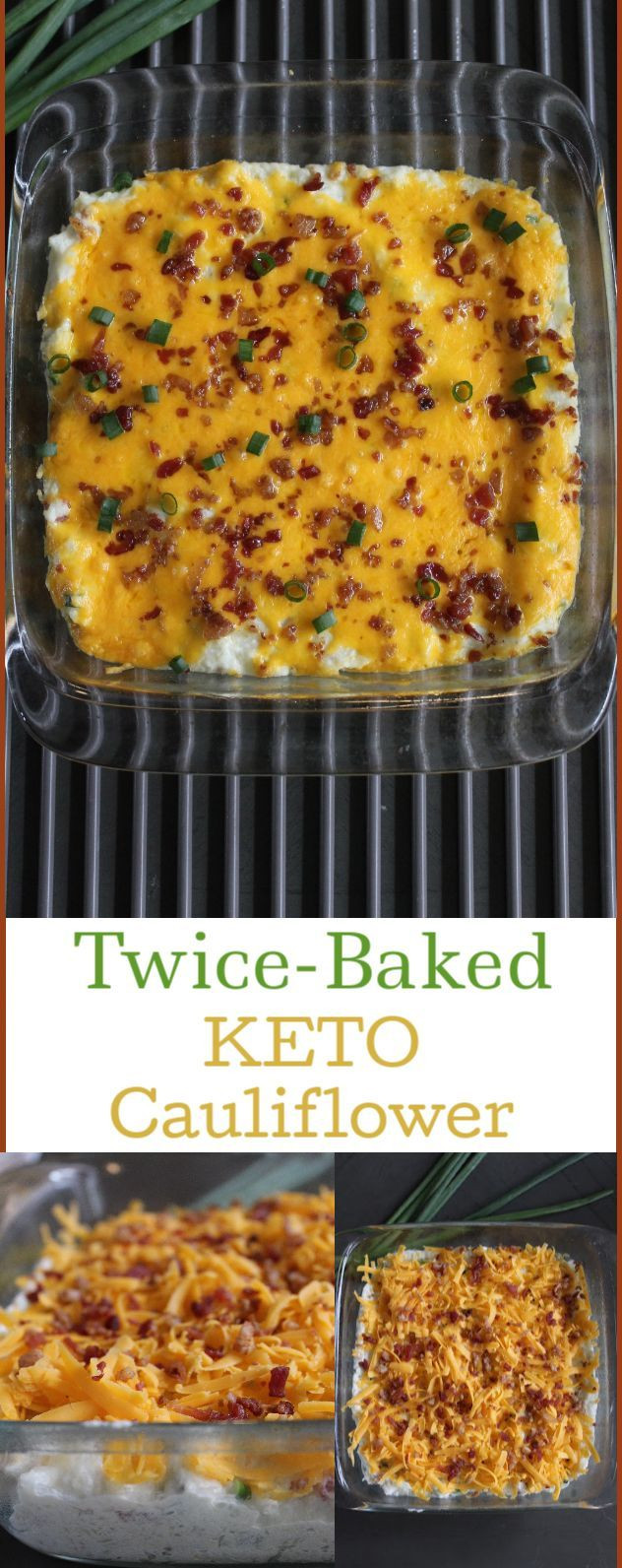 Double Baked Cauliflower Keto
 Keto Twice Baked Cauliflower Recipe in 2020