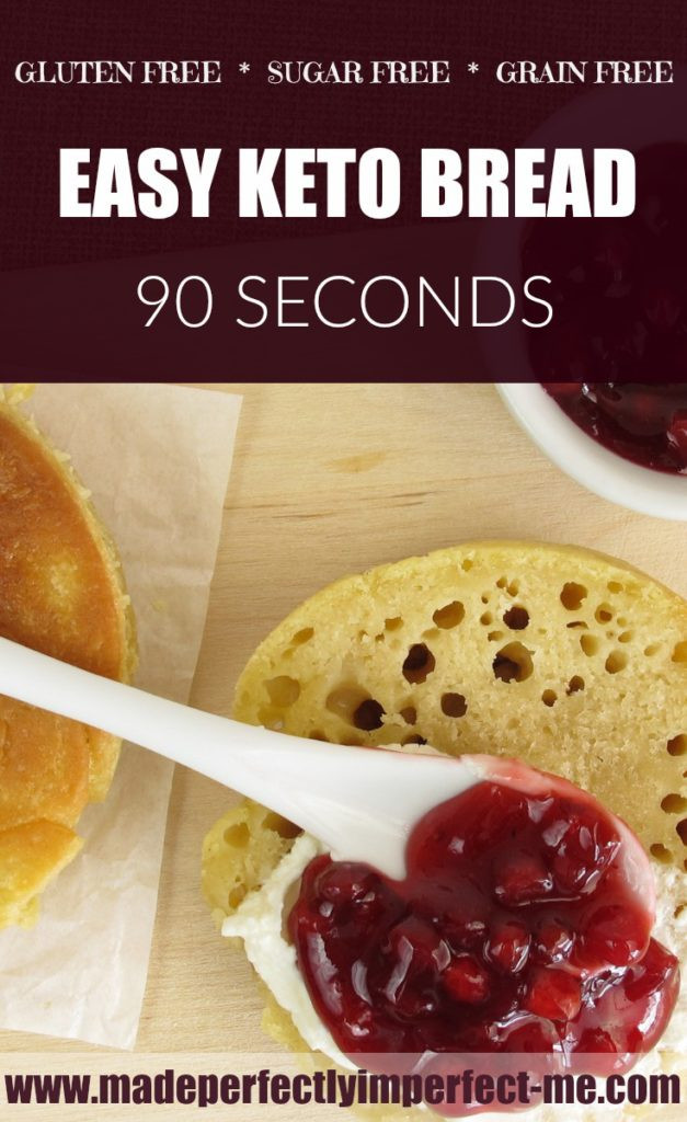 Easy 90 Second Keto Bread
 Easy 90 Second Keto Bread