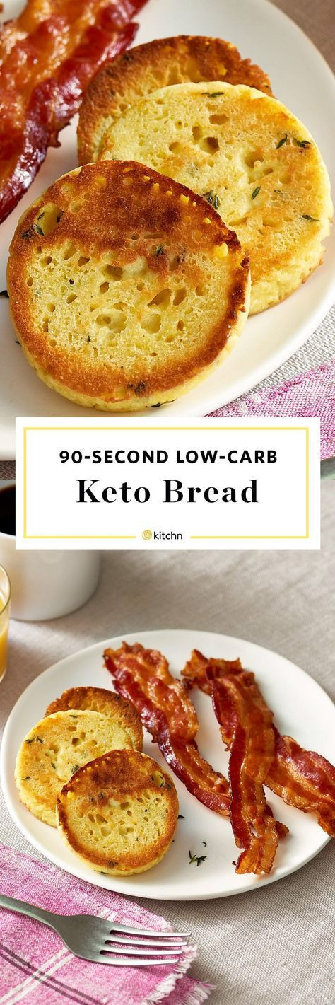Easy 90 Second Keto Bread
 90 Second Keto Bread Recipe