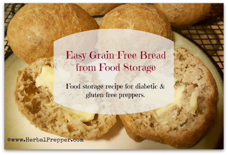 Easy Grain Free Bread
 Easy Grain free Bread from Food Storage Herbal Prepper