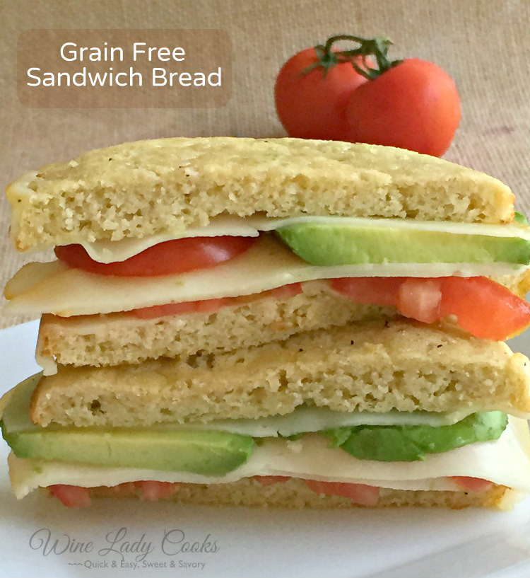 Easy Grain Free Bread
 Easy 5 Ingre nt Grain Free Sandwich Bread Recipe