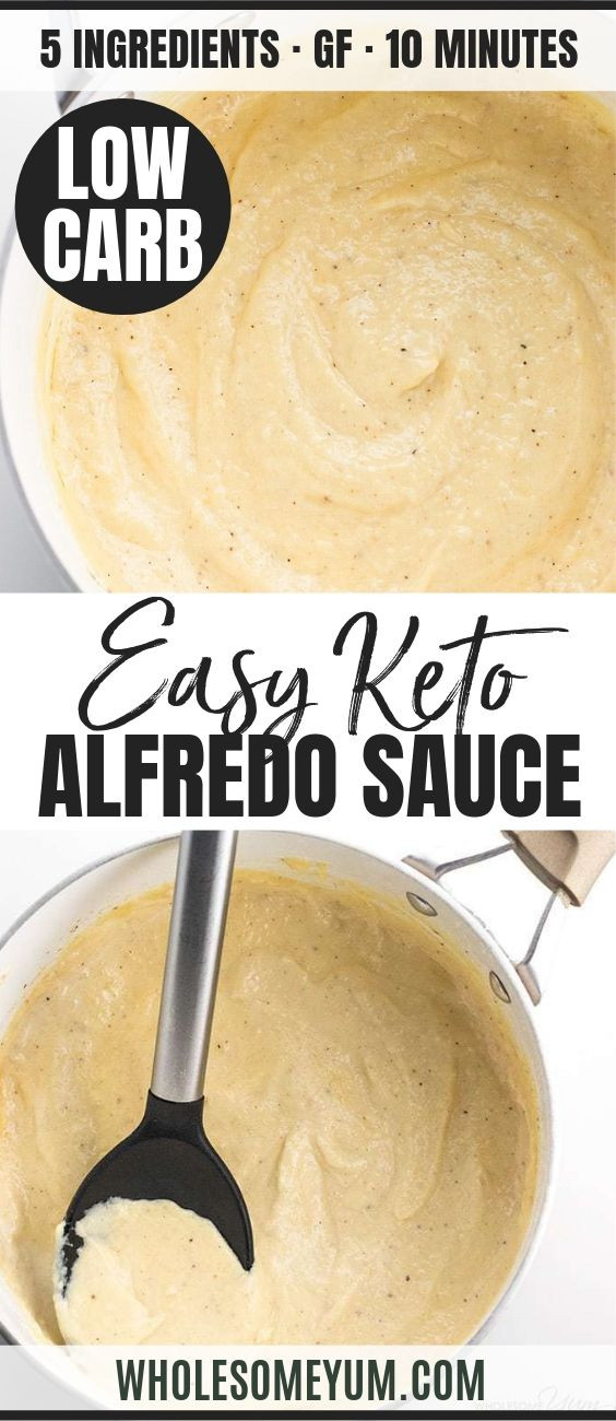 Easy Keto Alfredo Sauce
 Easy Low Carb Keto Alfredo Sauce Recipe Gluten Free