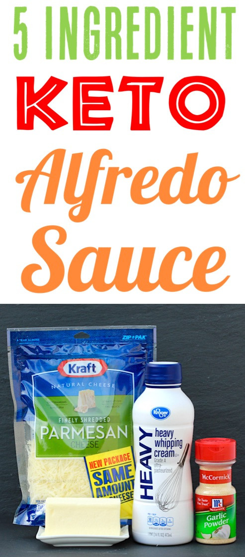 Easy Keto Alfredo Sauce
 Easy Garlic Alfredo Sauce Recipe 5 Ingre nts The