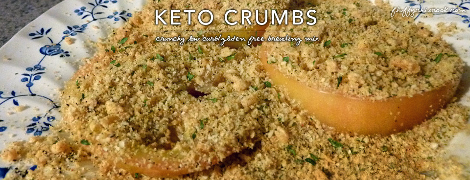 Easy Keto Bread Crumbs
 Keto Crumbs – Low Carb Gluten Free Breadcrumb Mix