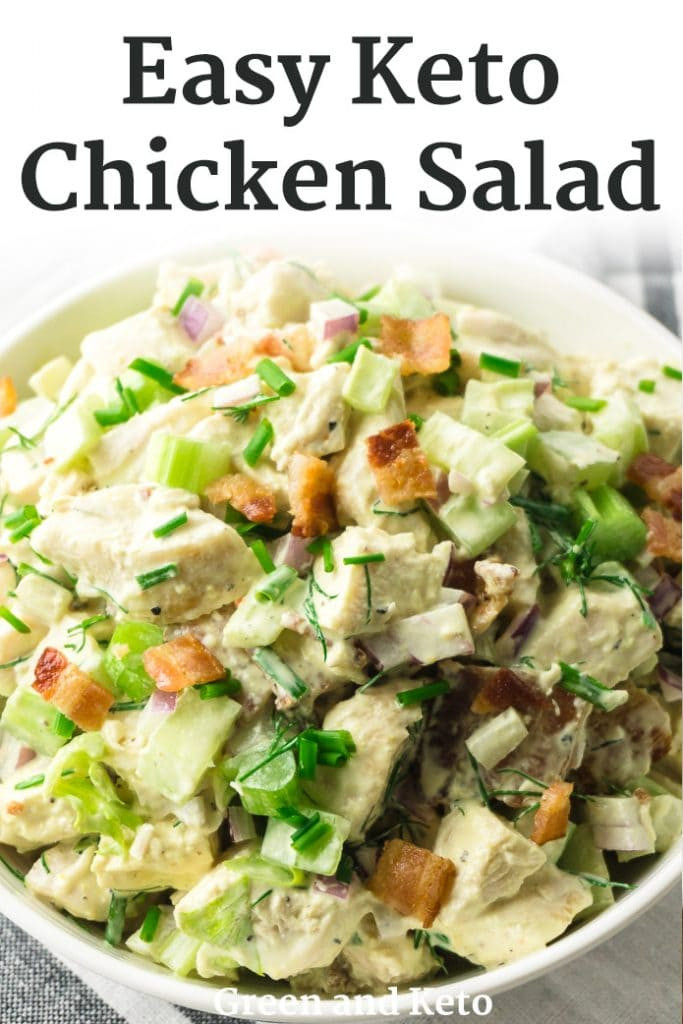 Easy Keto Chicken Salad
 Easy Keto Chicken Salad with Bacon Green and Keto
