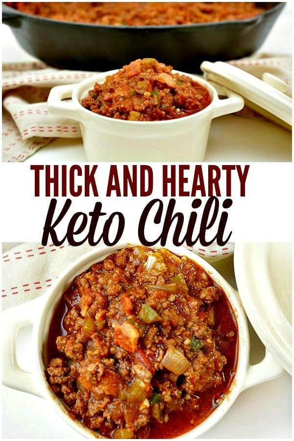 Easy Keto Chili Recipes
 Keto Chili A Thick and Hearty Family Friendly Recipe