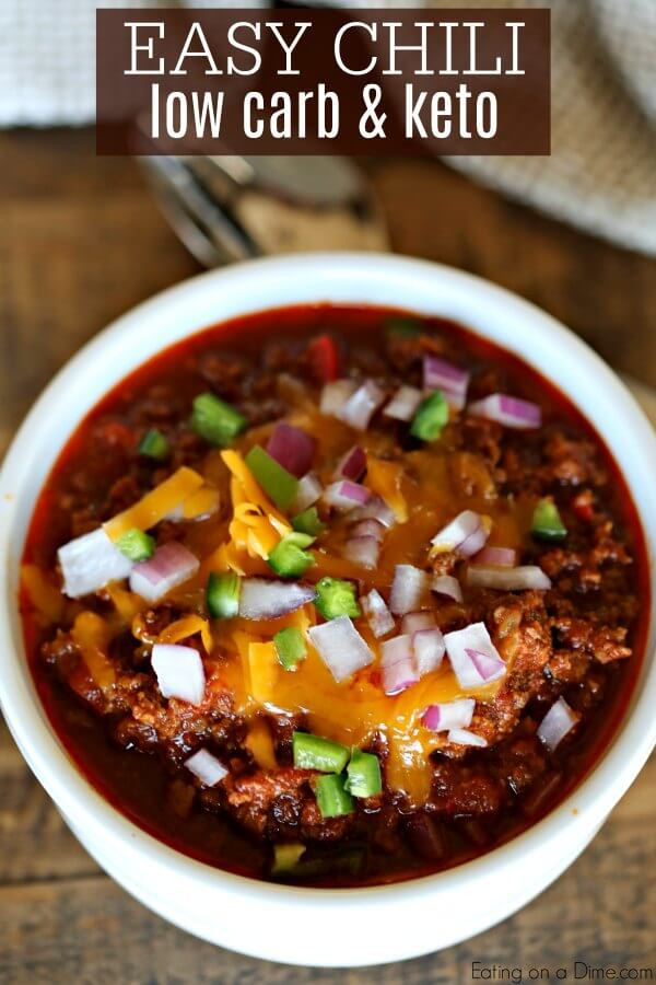 Easy Keto Chili Recipes
 Keto Chili Recipe Quick and Easy Low Carb Chili Recipe