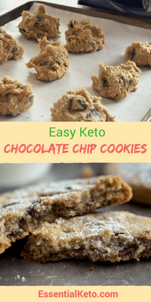 Easy Keto Chocolate Chip Cookies
 Keto Chocolate Chip Cookie Recipe