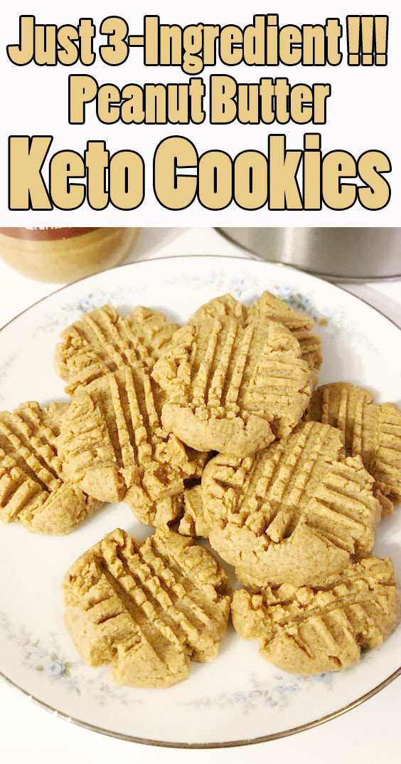 Easy Keto Cookies 3 Ingredients
 Easy 3 Ingre nt Peanut Butter Keto Cookies Cook All Recipe