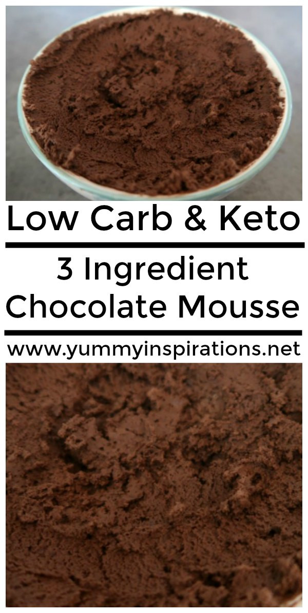 Easy Keto Dessert 3 Ingredients
 3 Ingre nt Chocolate Mousse Recipe Easy Low Carb