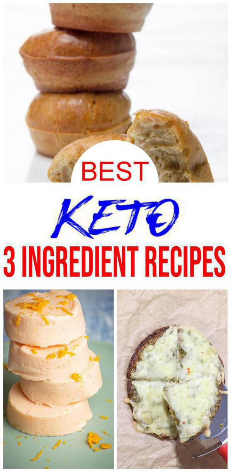 Easy Keto Dessert 3 Ingredients
 21 Keto 3 Ingre nt Recipes – BEST Low Carb 3 Ingre nt