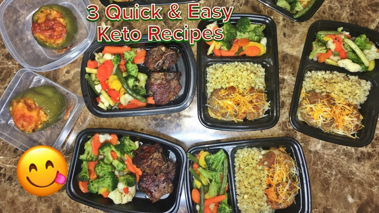Easy Keto For Beginners
 3 Easy Keto Meals Beginner Friendly Meal Prep