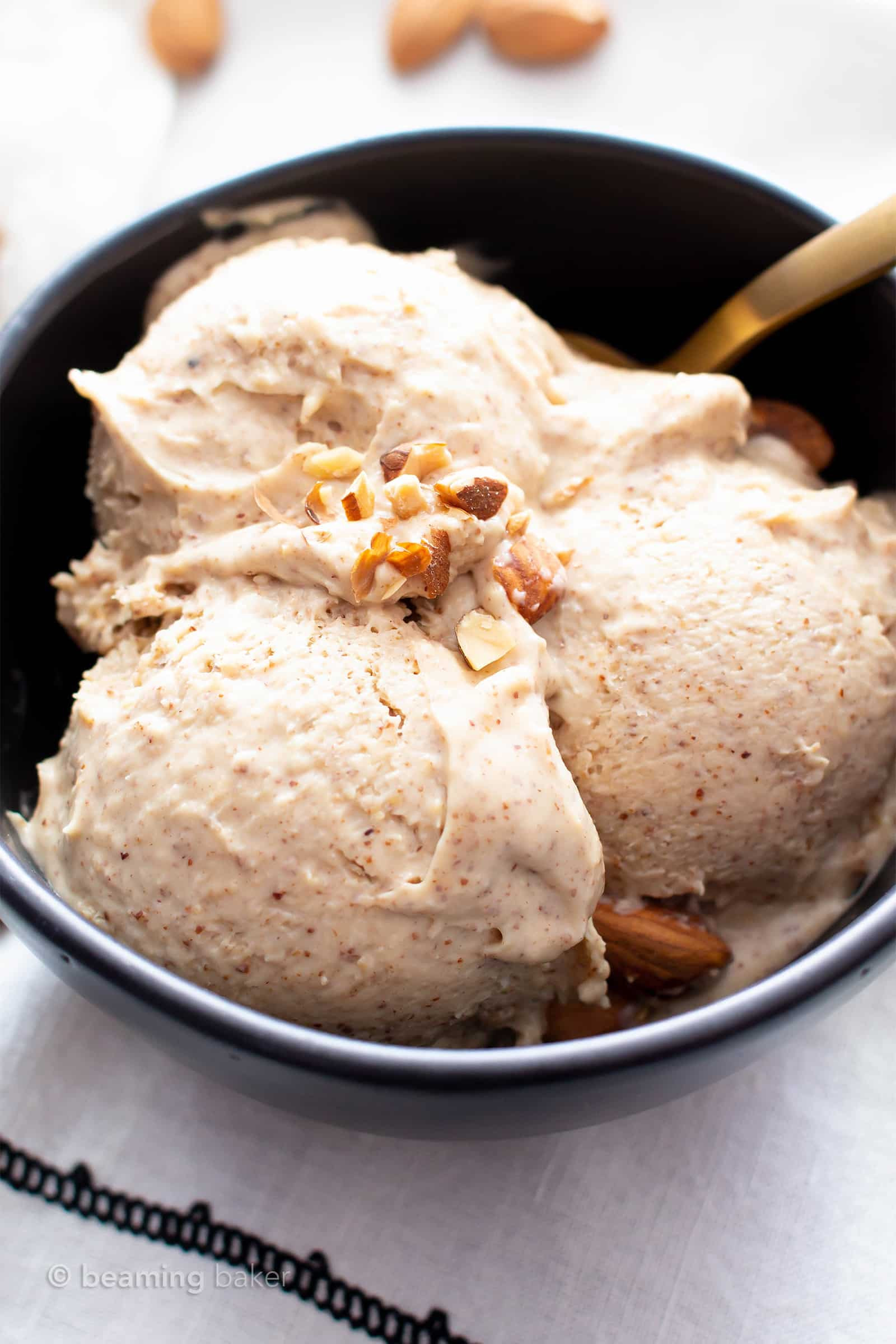 Easy Keto Ice Cream
 4 Ingre nt Paleo Almond Butter Ice Cream Vegan Keto