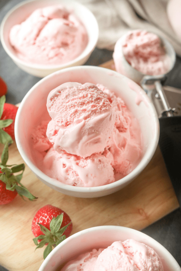 Easy Keto Ice Cream
 Strawberry Keto Ice Cream
