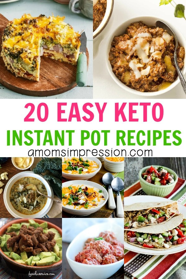 Easy Keto Instant Pot Recipes
 20 Easy Keto Instant Pot Recipes A Mom s Impression