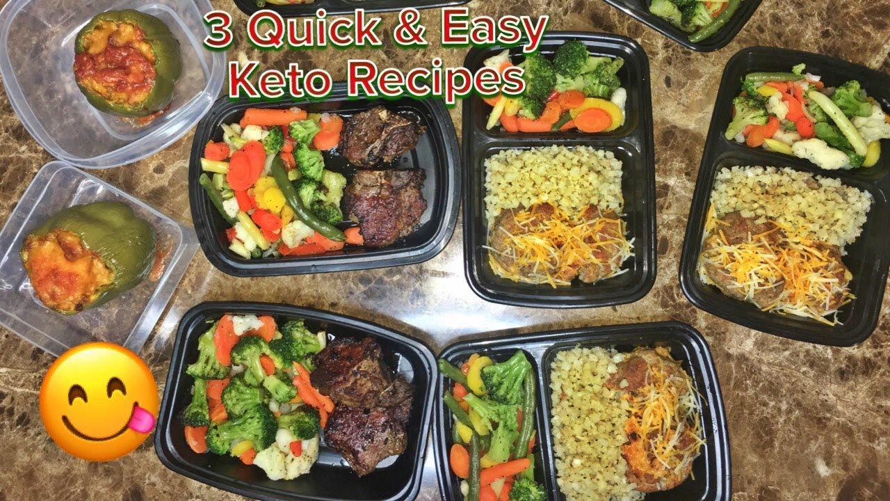 Easy Keto Meal Prep For Beginners
 3 Easy Keto Meals Beginner Friendly Meal Prep