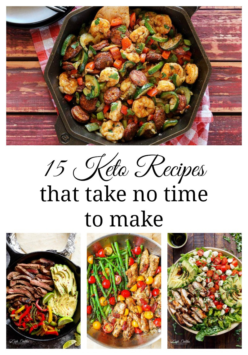 Easy Keto Meals
 15 Keto Recipes That Are Quick & Easy To Make A Fit Mom