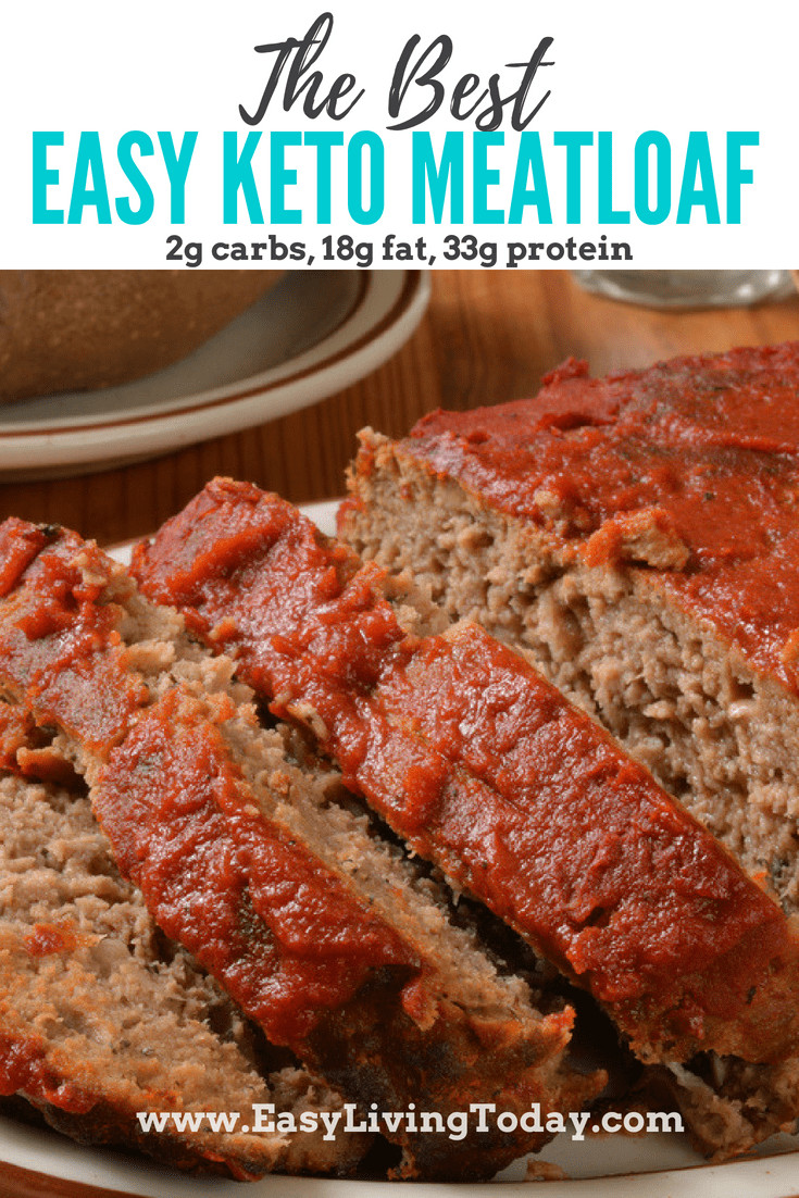 Easy Keto Meatloaf
 Easy Keto Meatloaf Bursting with Flavor