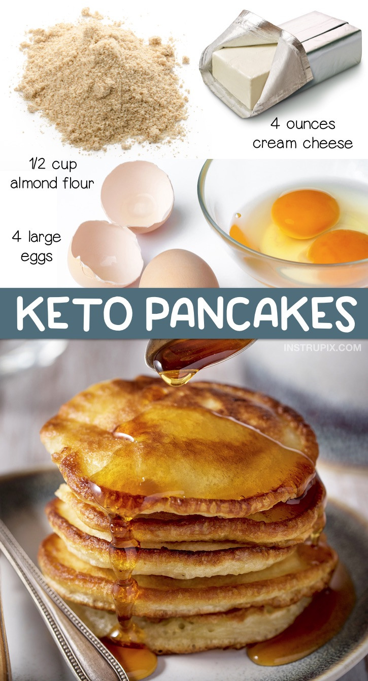 Easy Keto Pancakes 3 Ingredients
 The BEST 3 Ingre nt Keto Pancakes Instrupix