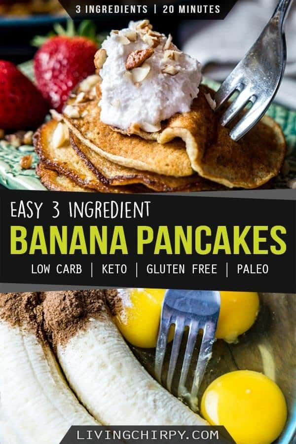 Easy Keto Pancakes 3 Ingredients
 Easy 3 Ingre nt Keto Banana Pancakes Recipe