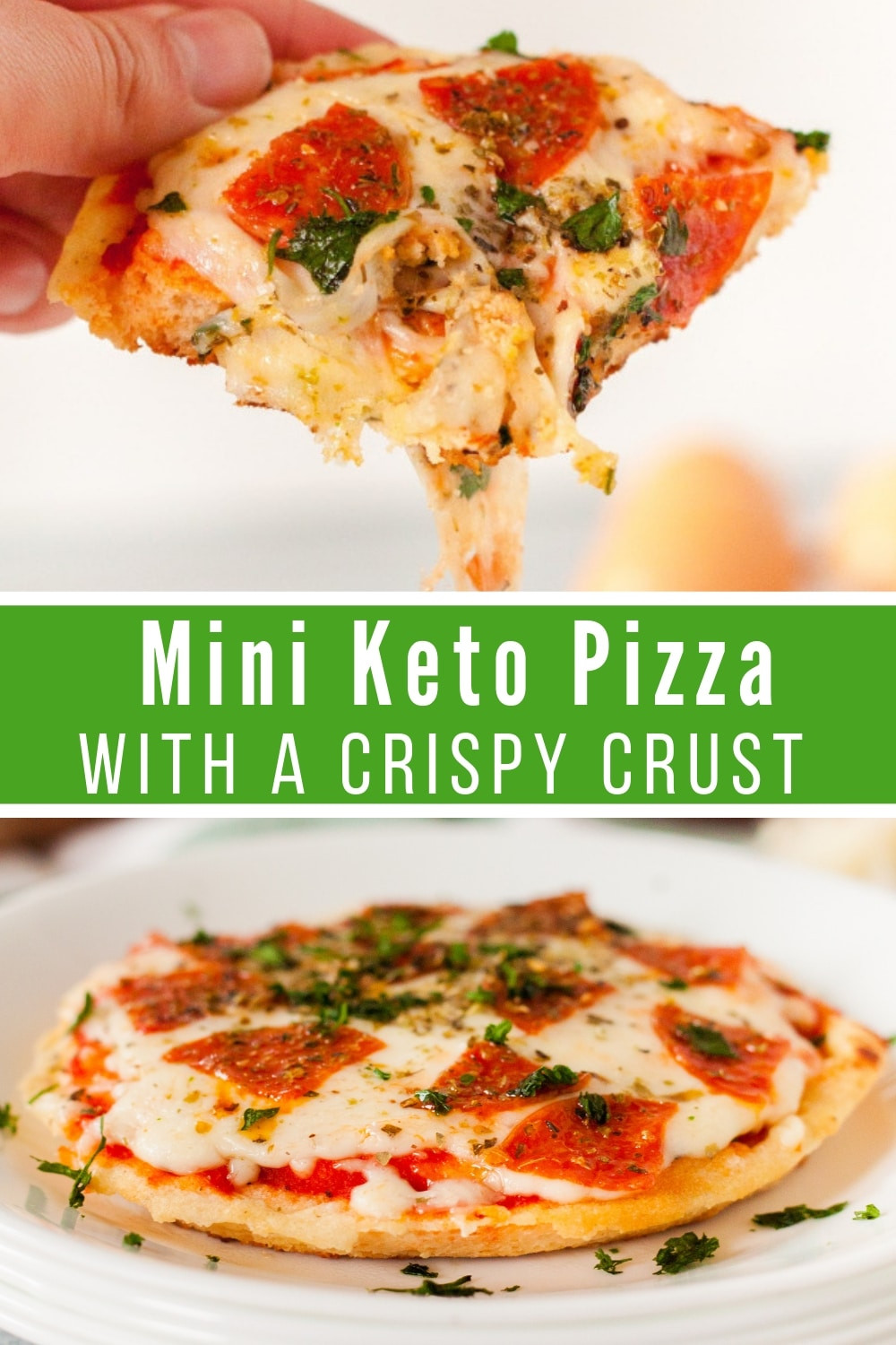 Easy Keto Pizza Crust
 Easy Mini Keto Pizza Recipe With a Crispy Crust