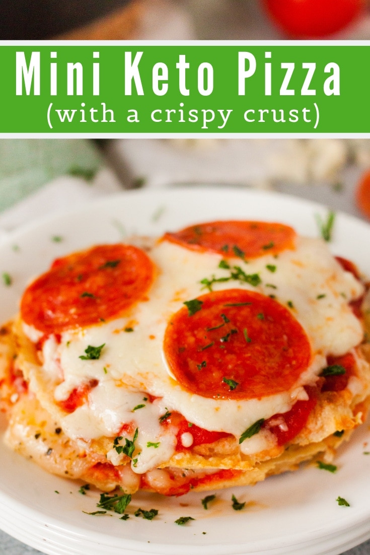Easy Keto Pizza
 Easy Mini Keto Pizza Recipe With a Crispy Crust