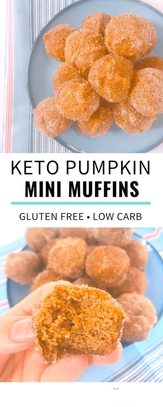 Easy Keto Pumpkin Muffins
 Easy Keto Pumpkin Mini Muffins Recipe