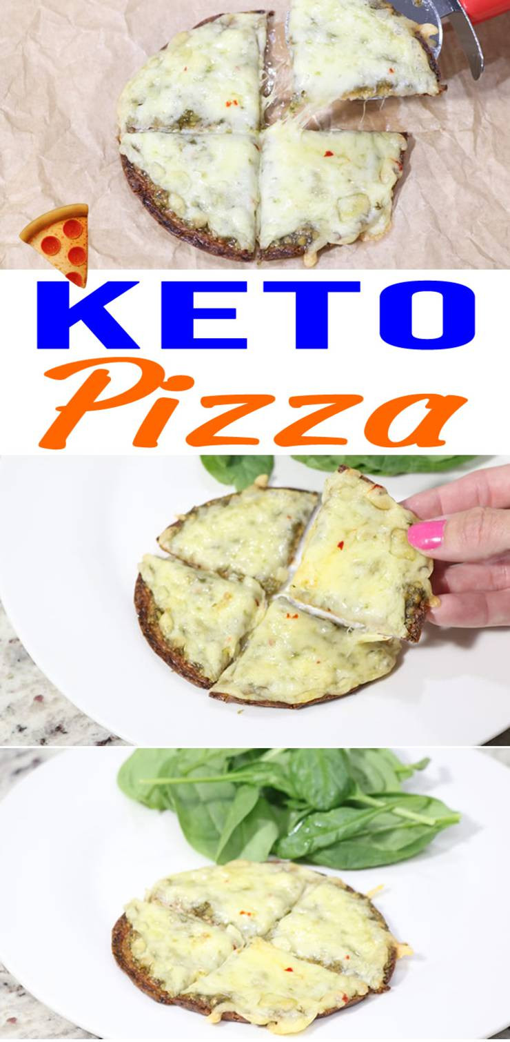 Easy Keto Recipes 3 Ingredients Dinner
 3 Ingre nt Keto Pizza – The BEST Low Carb Pesto & Cheese