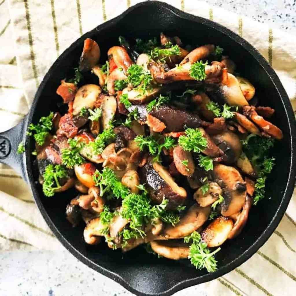 Easy Keto Recipes 3 Ingredients Dinner
 Keto Mushrooms with Bacon