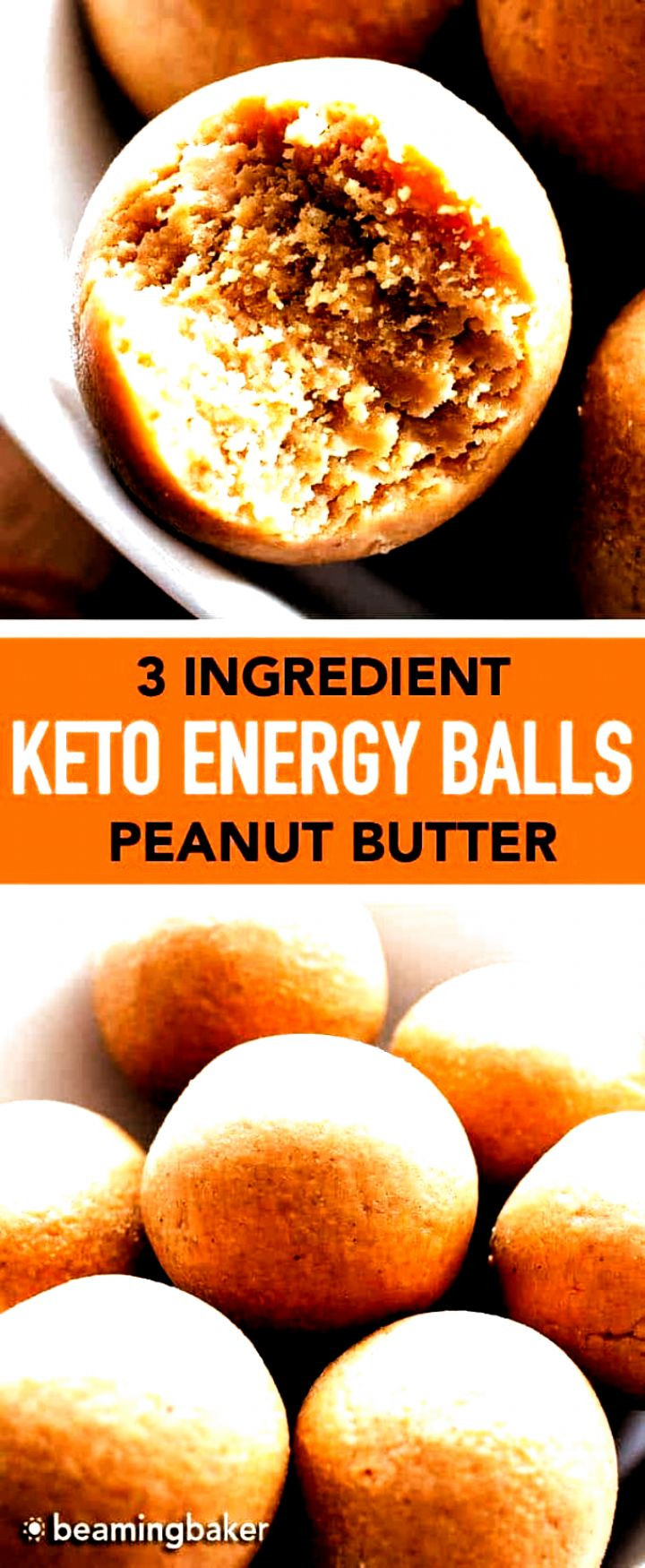 Easy Keto Recipes 3 Ingredients Dinner
 3 Ingre nt Peanut Butter Keto Energy Balls Recipe Low