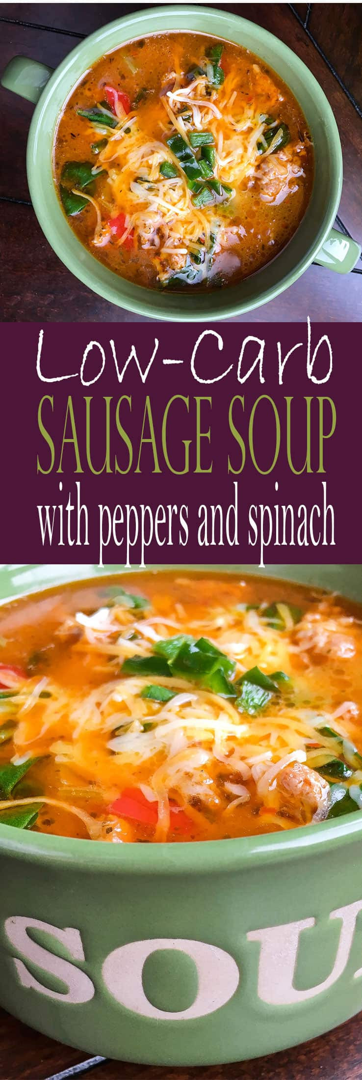 Easy Keto Soup Recipes
 Easy Keto Soup with Sausage Peppers and Spinach
