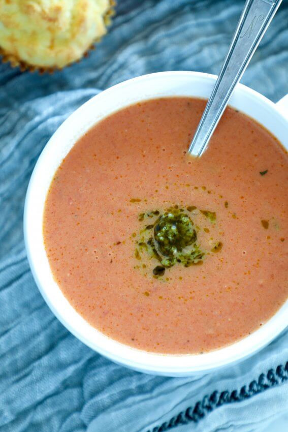 Easy Keto Soup
 Easy Keto Tomato Basil Soup Low Carb