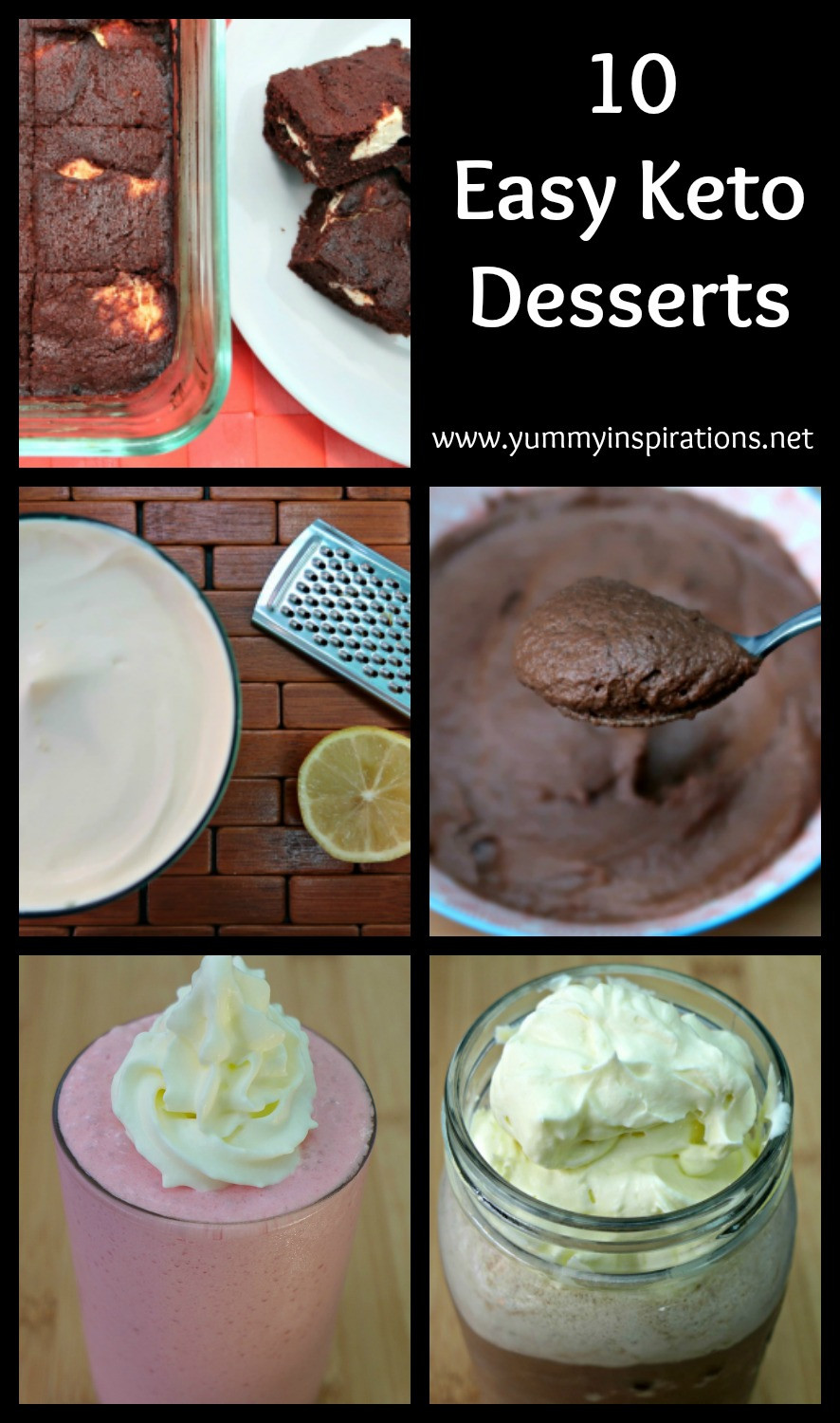 Easy Keto Sweets
 10 Easy Keto Desserts Simple Ketogenic Dessert Recipes