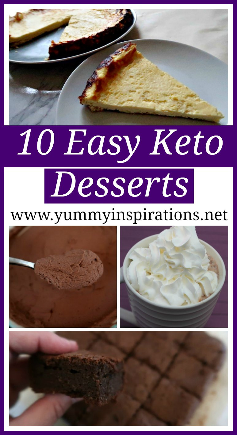 Easy Keto Sweets
 10 Easy Keto Desserts The Easiest Low Carb & Ketogenic