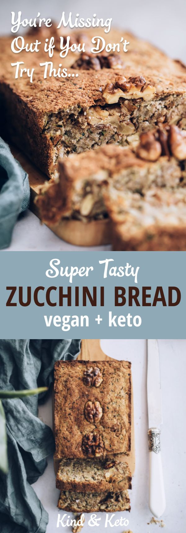 Easy Vegan Keto Bread
 Easy Bake Vegan Keto Zucchini Bread Recipe
