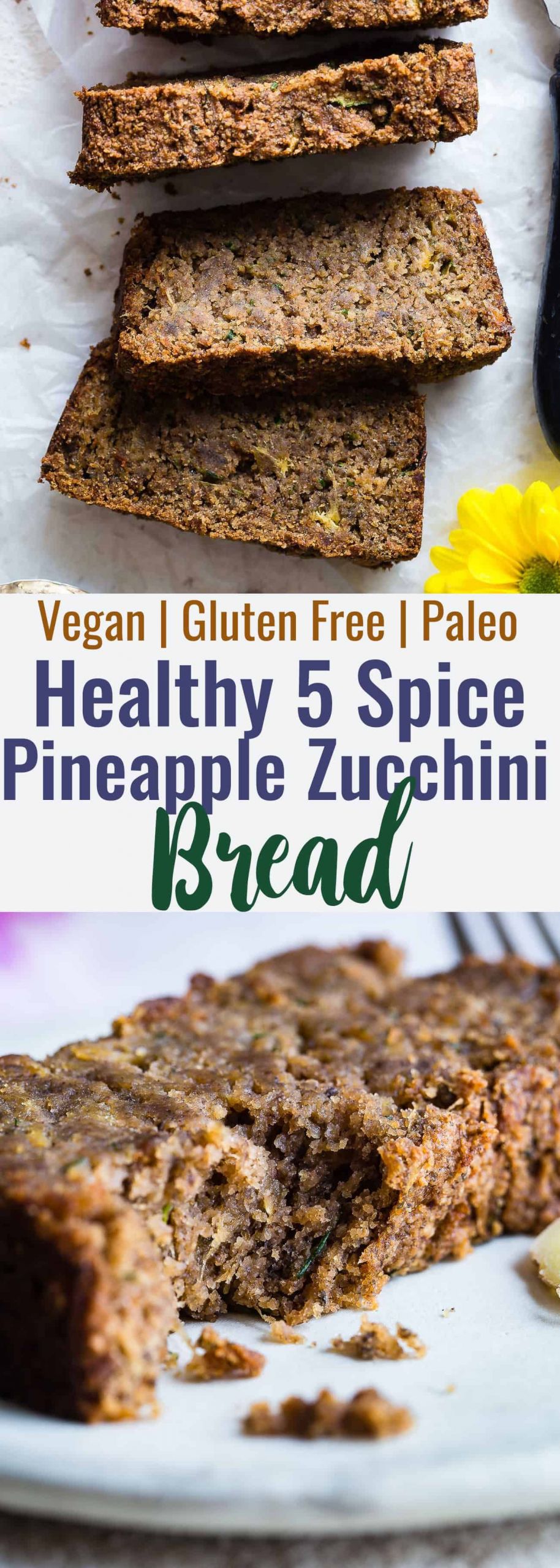 Eggless Gluten Free Bread
 Five Spice Eggless Vegan Zucchini Bread This healthy