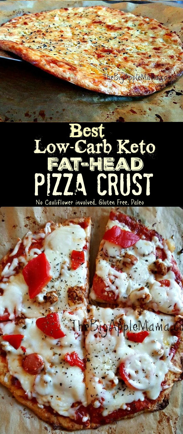 Fathead Pizza Crust Low Carb Keto
 The Best Low Carb Pizza Crust No Cauliflower involved