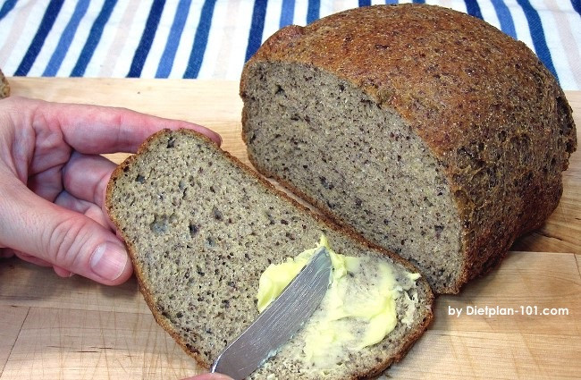 Flax Meal Bread
 Low Carb Flaxseed Sandwich Bread with Bread Machine