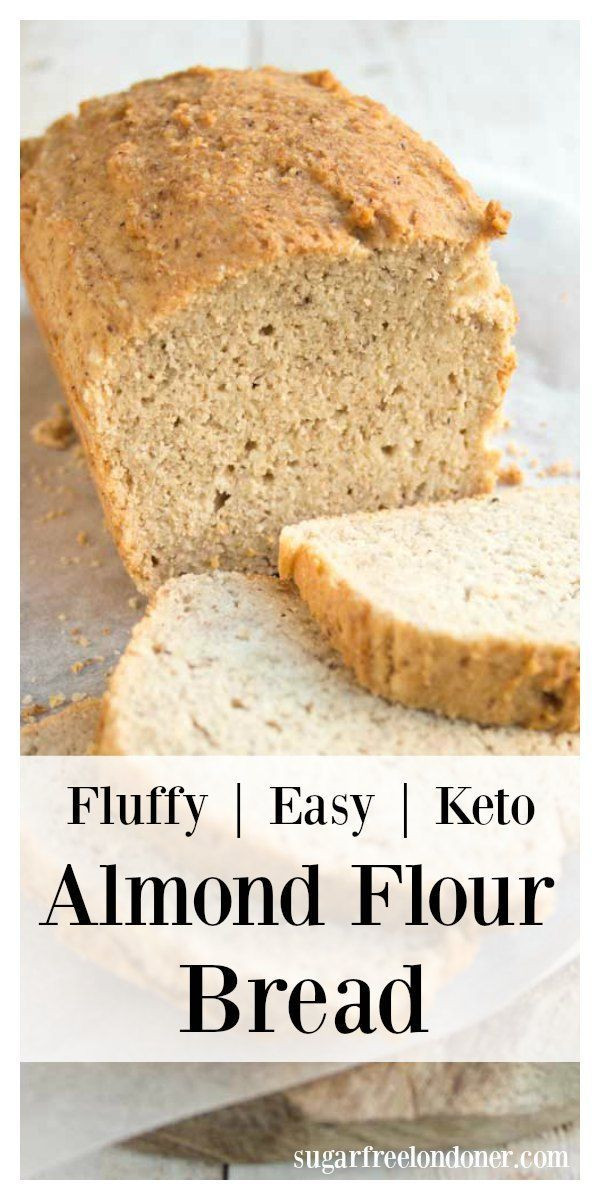 Fluffy Keto Sandwich Bread
 A quick and easy almond flour bread that does not taste
