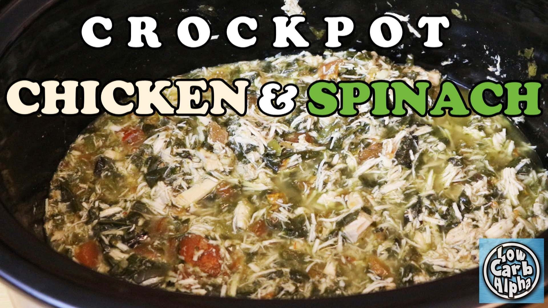 Frozen Chicken Crockpot Keto
 Keto Crockpot Chicken and Spinach Recipe