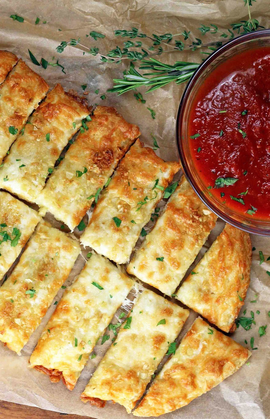 Garlic Keto Bread Sticks
 Keto Cheesy Garlic Breadsticks Recipe — Healthy Recipes